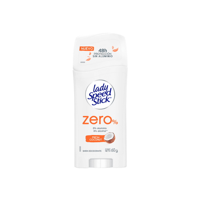 LADY SPEED STICK ZERO COCONUT 60 GRS. 1