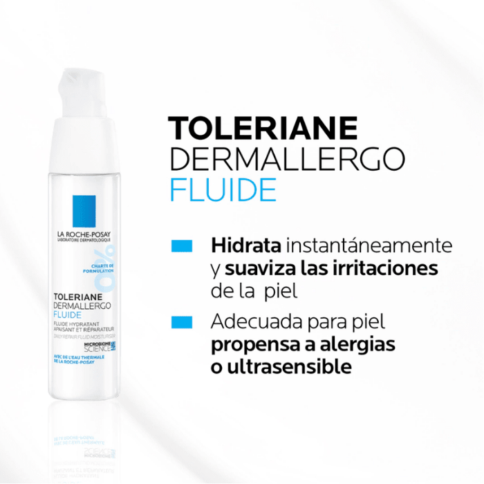 LA ROCHE POSAY CREMA HIDRATANTE TOLERIANE DERMALLERGO FLUIDO 40 ML.3