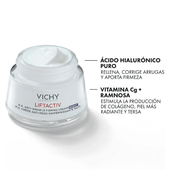 VICHY LIFTACTIV CREMA DIA ÁCIDO HIALURÓNICO ANTIARRUGAS PIEL SECA 50 ML DET.3