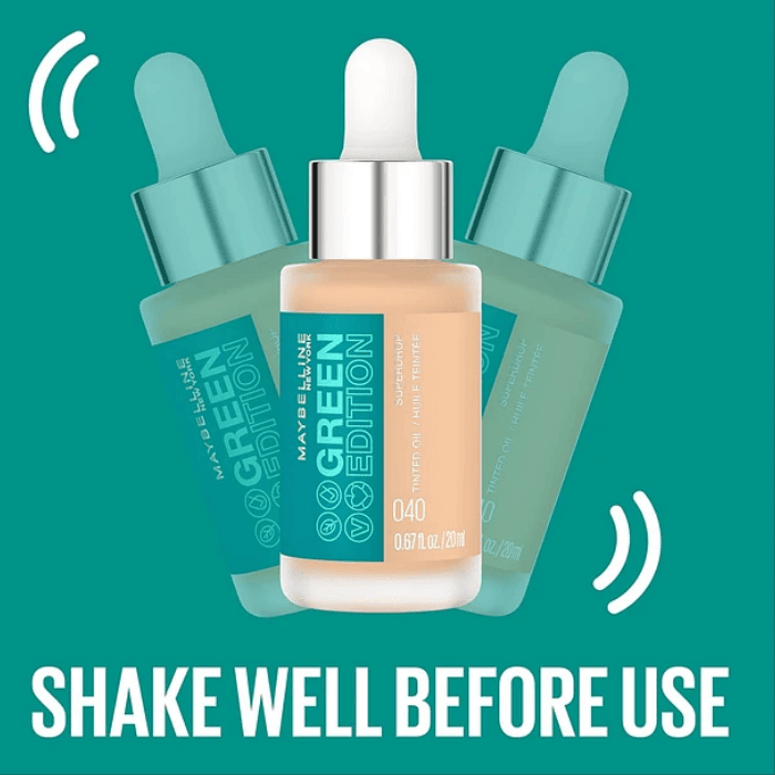 MAYBELLINE BASE EN GOTARIO TINTED OIL GREEN TONO 70 20 ML.2
