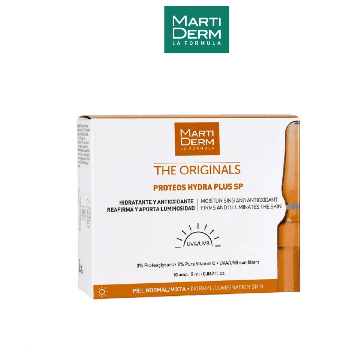 MARTIDERM PROTEOS HYDRA PLUS SP 10 AMPOLLAS DET. 0