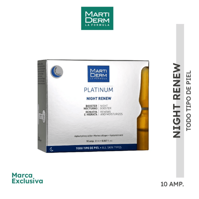 MARTIDERM NIGHT RENEW 10 AMPOLLAS 2 ML DET. 0