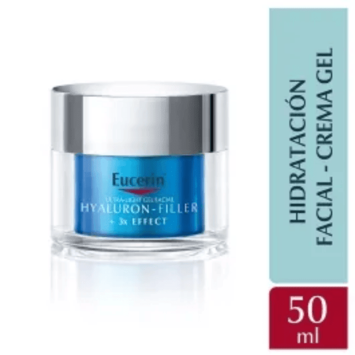 EUCERIN CREMA FACIAL ULTRA LIGHT GEL ÁCIDO HIALURÓNICO ANTI ARRUGAS 50 ML DET.1
