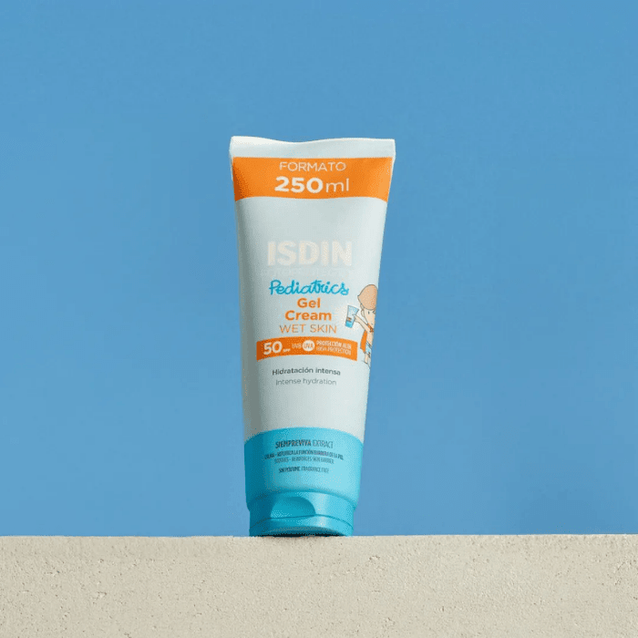 ISDIN PROTECTOR SOLAR PEDIATRICS WET SKIN GEL CREAM 250 ML DET.1