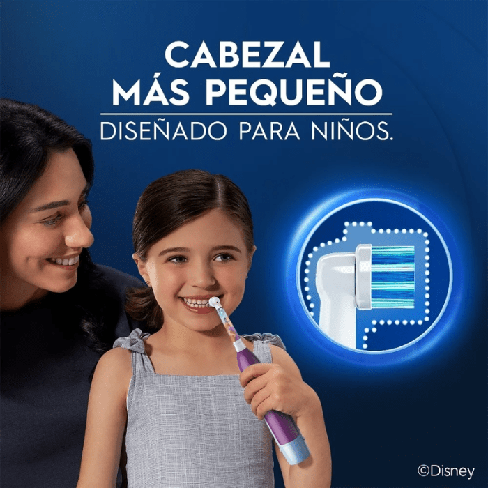CEPILLO ELÉCTRICO RECARGABLE DE PRINCESA MARCA ORAL-B DET.3