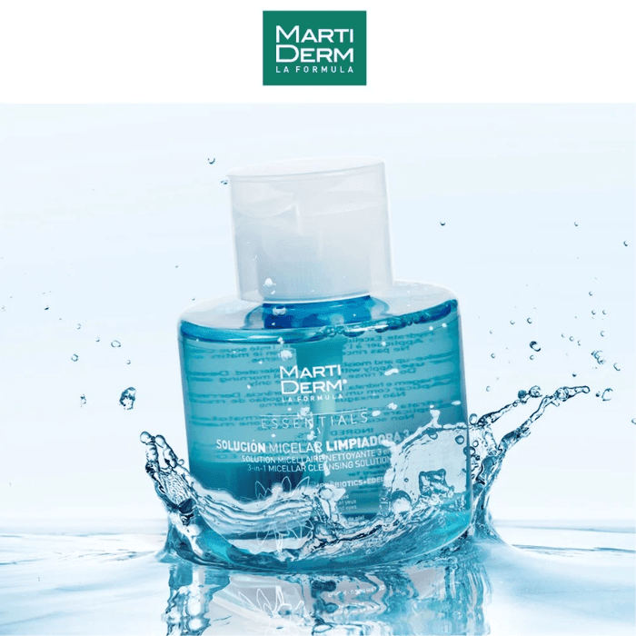 MARTIDERM SOLUCIÓN MICELAR LIMPIADORA 3 EN 1 300 ML.2