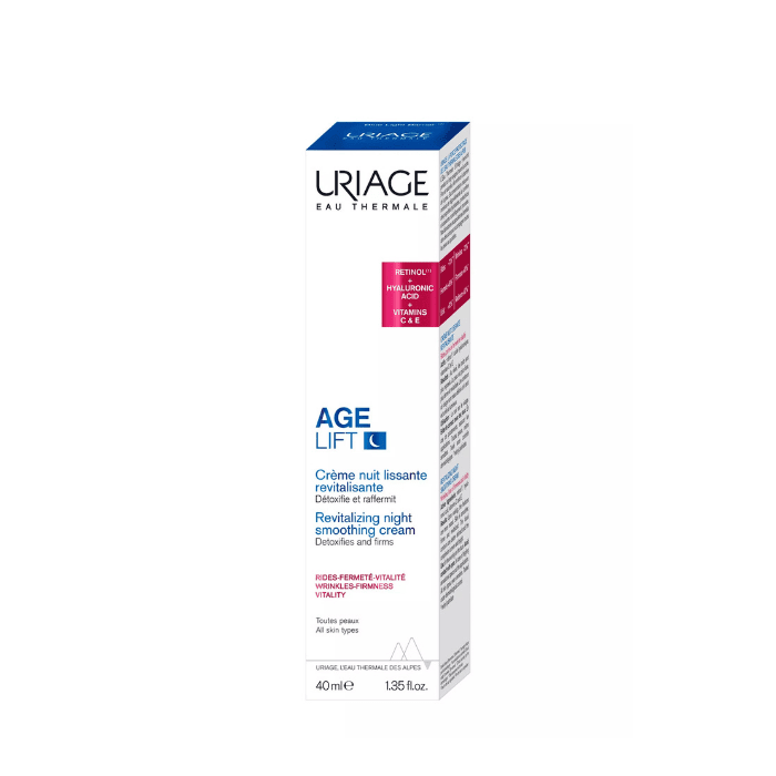 URIAGE AGE LIFT - CREMA DE NOCHE REAFIRMANTE ANTI-ARRUGAS 40 ML DET. 1
