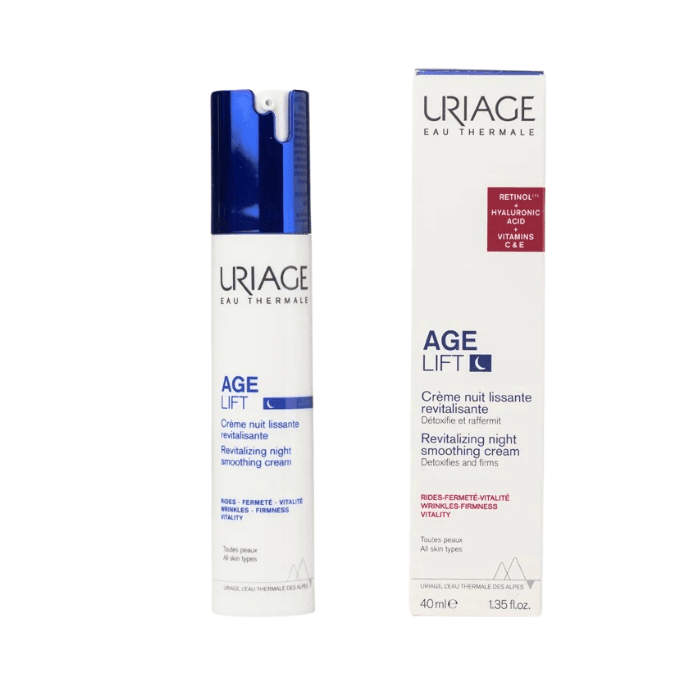 URIAGE AGE LIFT - CREMA DE NOCHE REAFIRMANTE ANTI-ARRUGAS 40 ML DET.1