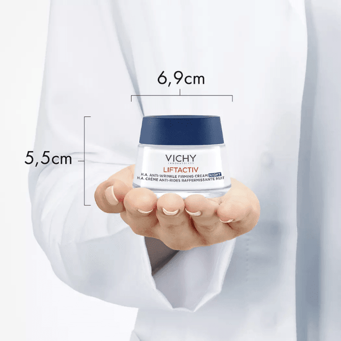 VICHY LIFTACTIV CREMA H.A. ANTIARRUGAS REAFIRMANTE DE NOCHE  50 ML DET.2
