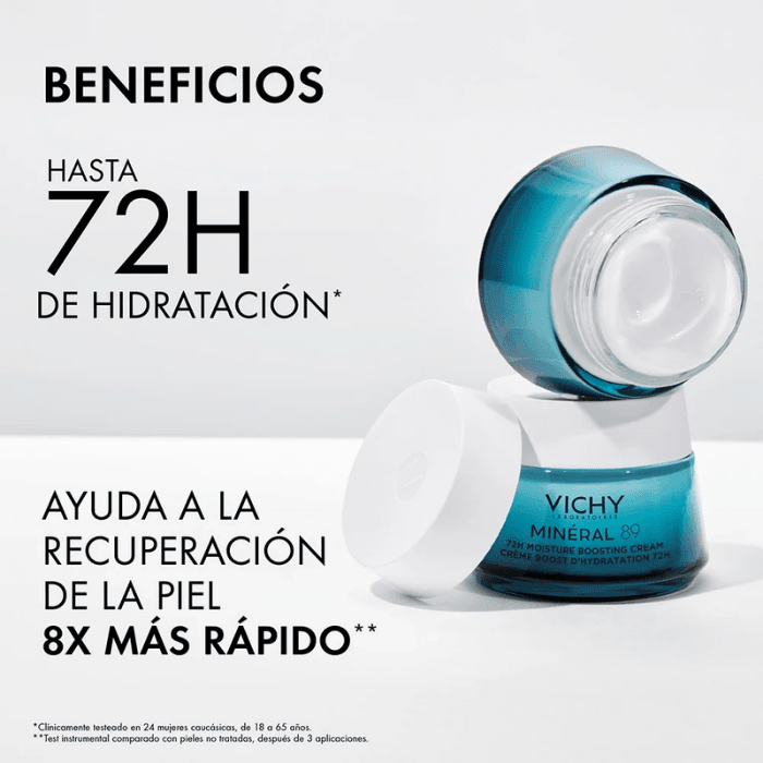 VICHY MINÉRAL 89 CREMA BOOST DE HIDRATACIÓN 72H 50 ML DET.3