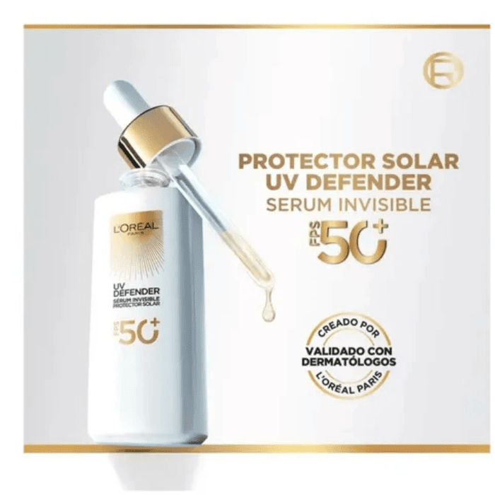 LOREAL UV DEFENDER SÉRUM INVISIBLE PROTECTOR SOLAR 30 ML DET.3