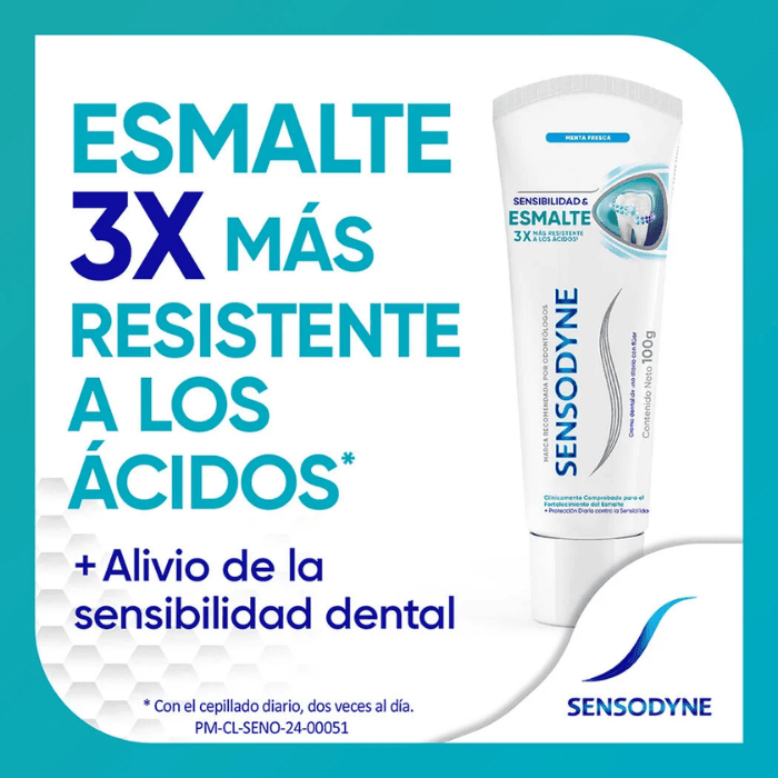 SENSODYNE PASTA DENTAL SENSIBILIDAD Y ESMALTE 100 GRS DET.2