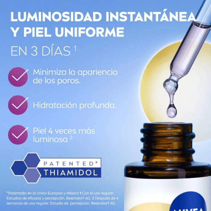 NIVEA LUMINOUS SKIN GLOW SERUM 30 ML DET.2