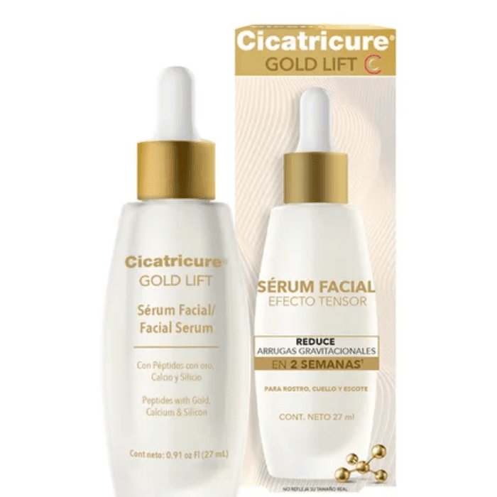 CICATRICURE GOLD LIFT SERUM FACIAL EFECTO TENSOR ANTIARRUGAS 27 ML. 0