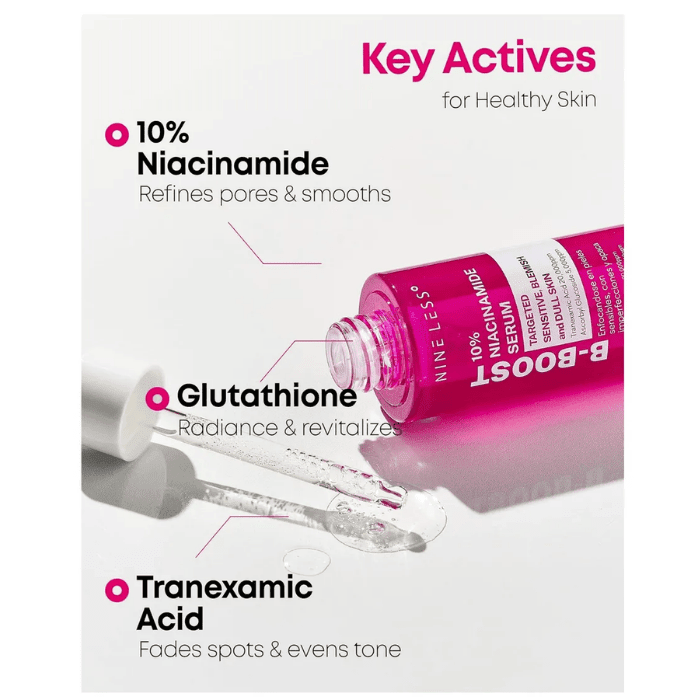 NINELESS B-BOOST SERUM 10% NIACINAMIDE 30 ML.2