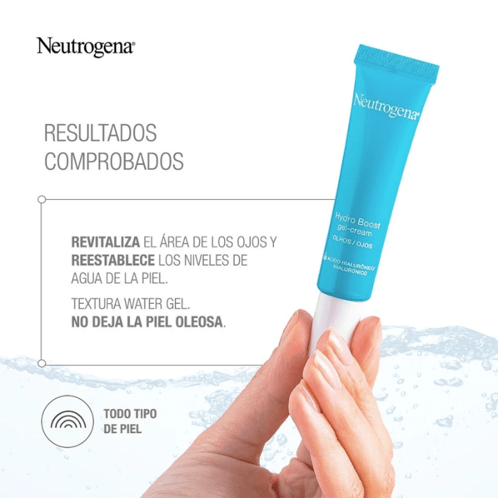 NEUTROGENA HYDRO BOOST GEL CONTORNO DE OJOS 15 GRS DET.3