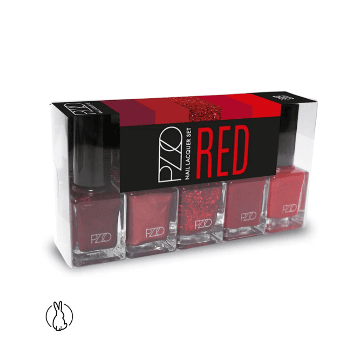 PETRIZZIO SET ESMALTES DE UÑAS RED 0