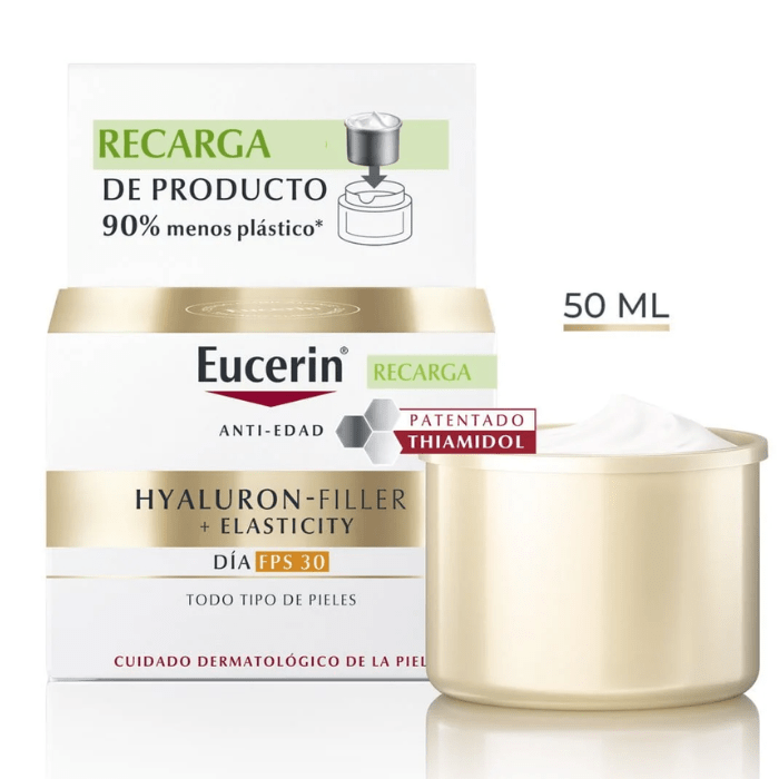 EUCERIN HYALURON FILLER + ELASTICITY  CREMA DE DÍA FPS 30 REPUESTO2