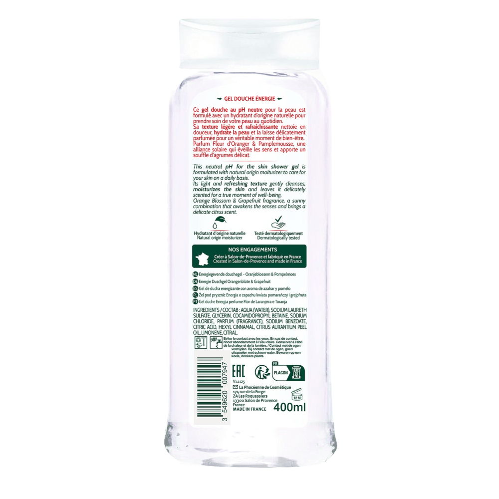 LE PETIT OLIVIER GEL DE DUCHA ENERGÍA FLOR DE AZAHAR & POMELO2