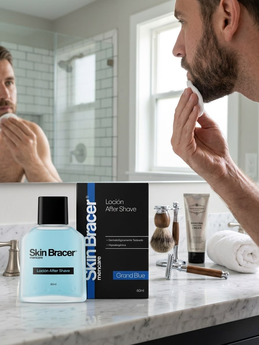 SKIN BRACER GRAND BLUE LOCIÓN AFTER SHAVE DET.2