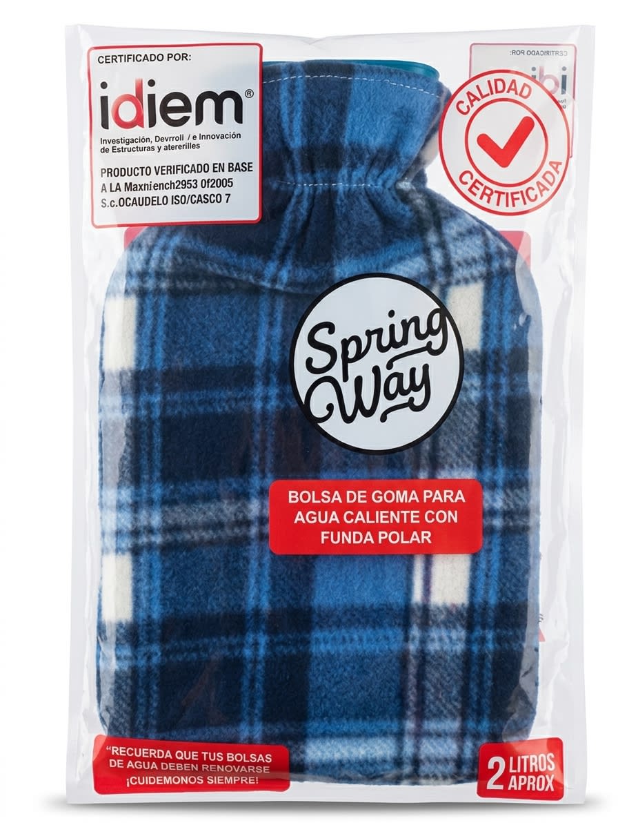 SPRING WAY BOLSA DE GOMA PARA AGUA CALIENTE CON FUNDA POLAR 0