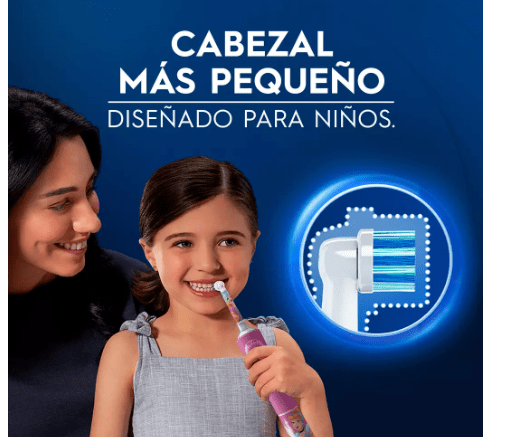 ORAL-B Cabezal Redondo de Repuesto Disney Princesas 2 Unidades2