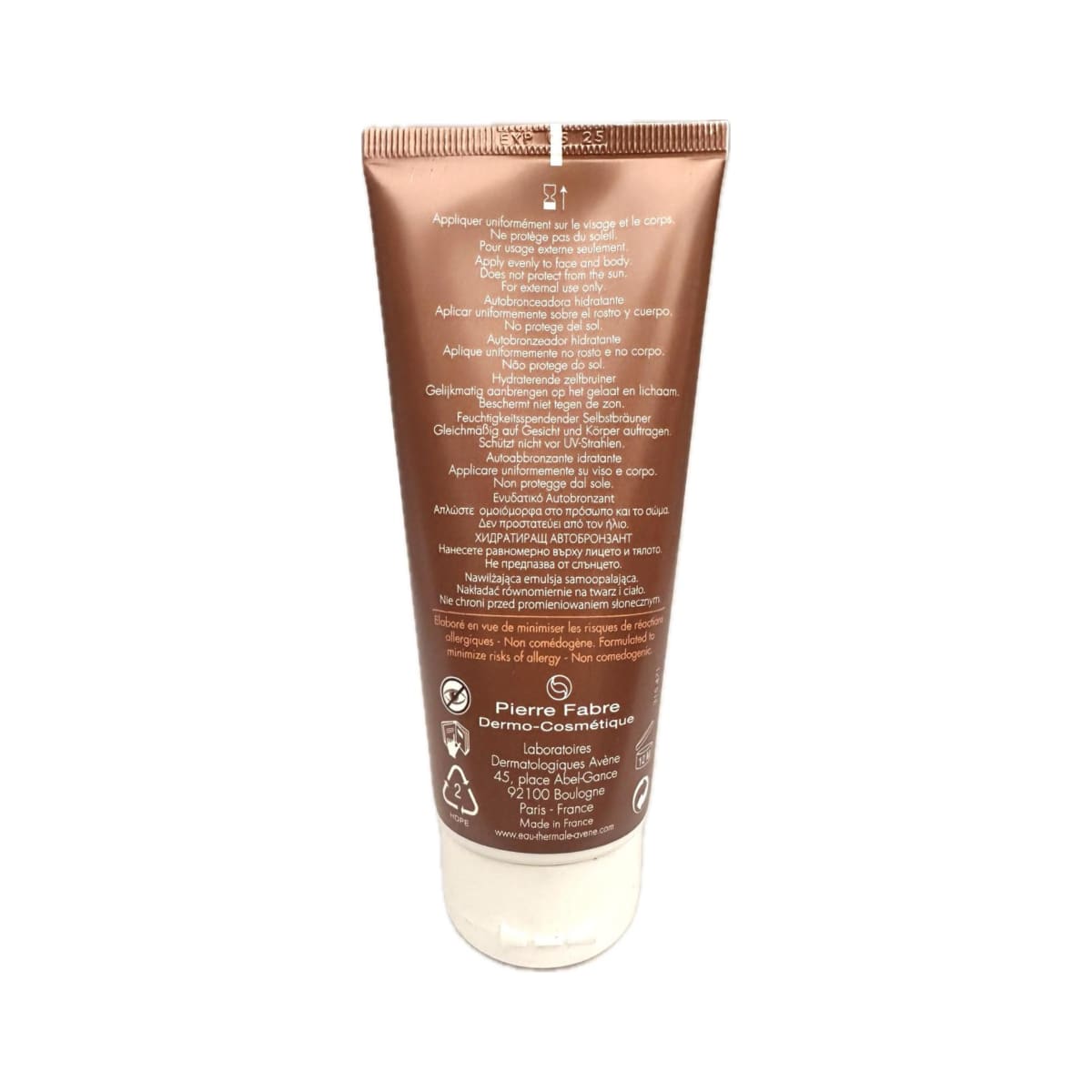 AVENE LECHE AUTOBRONCEANTE HIDRATANTE ROSTRO Y CUERPO 100 ML9