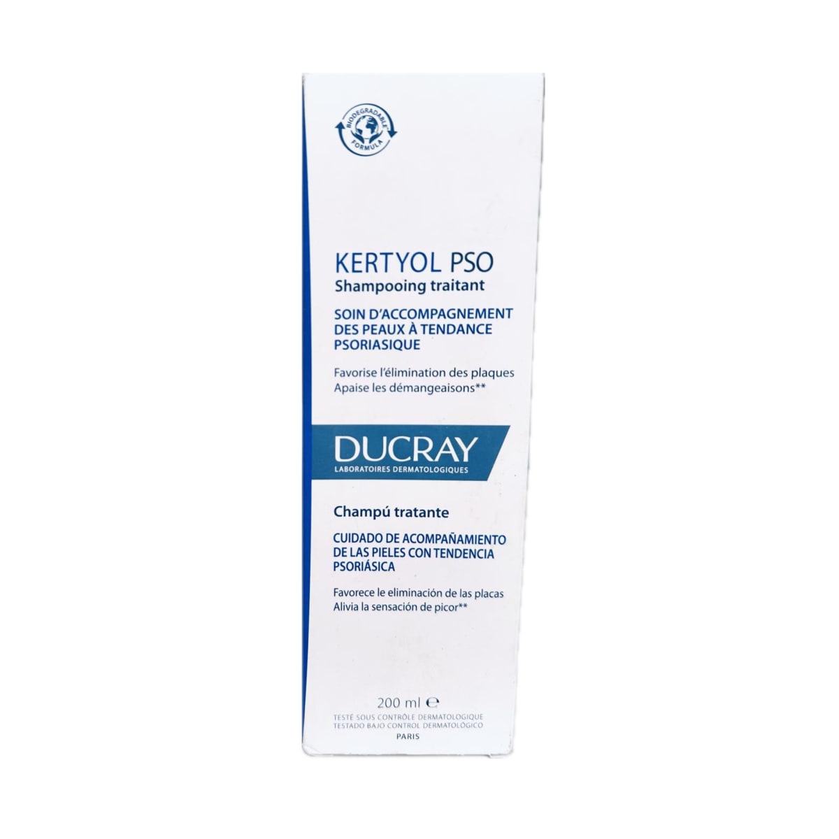 DUCRAY KERTYOL PSO SHAMPOO TRATANTE REEQUILIBRANTE 200ML D.E.4