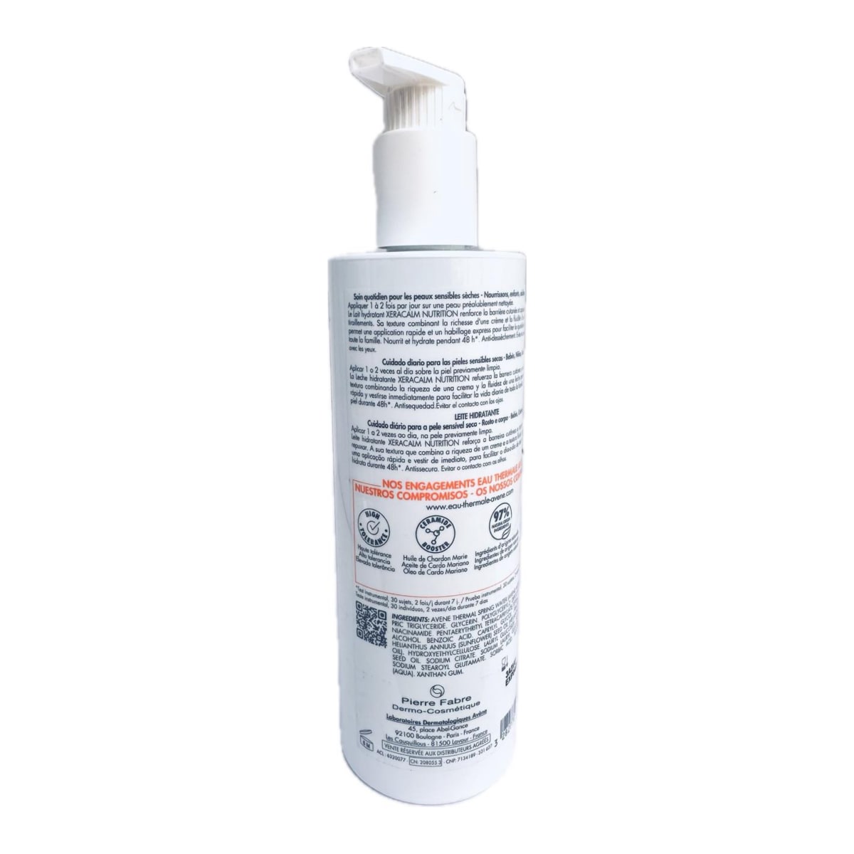 AVENE XERACALM LECHE NUTRITIVA 400 ML6
