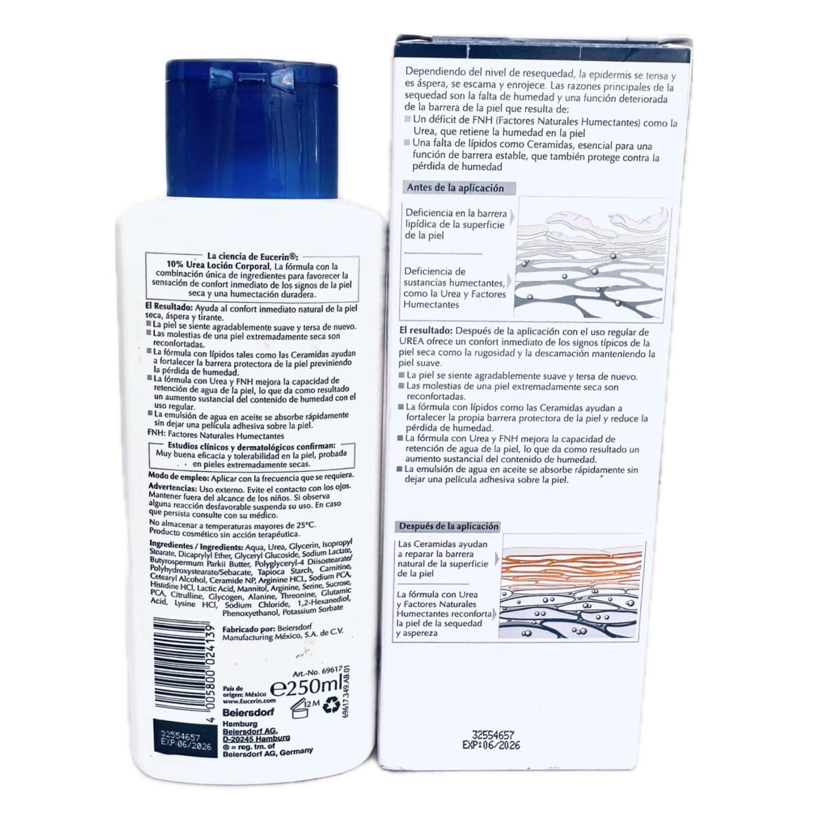 EUCERIN COMPL10%UREACR2505