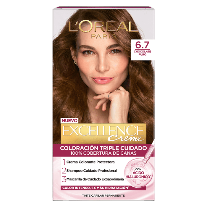 TINTURA EXCELLENCE CREME 6.7 CHOCOLATE PURO 0