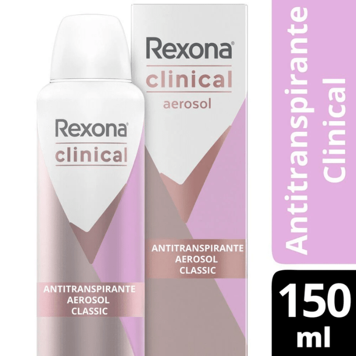 REXONA CLINICAL DESODORANTE SPRAY CLASSICAL 150 ML.2