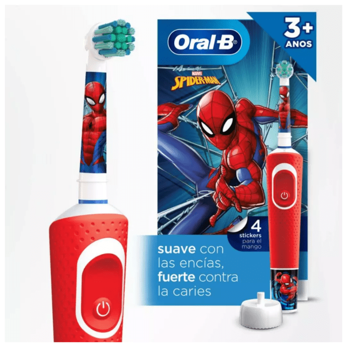 CEPILLO ELÉCTRICO RECARGABLE SPIDER-MAN  ORAL-B DET.2