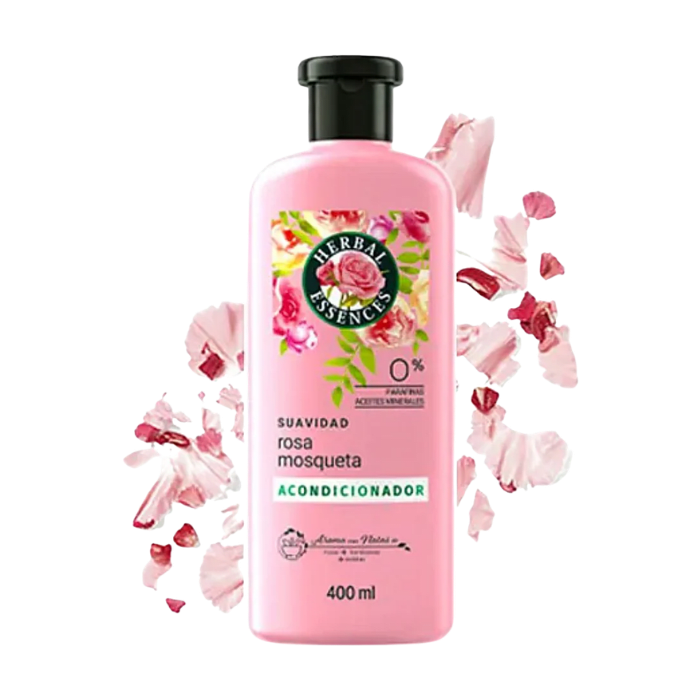 HERBAL ESSENCES ACONDICIONADOR ROSA MOSQUETA 400 ML.