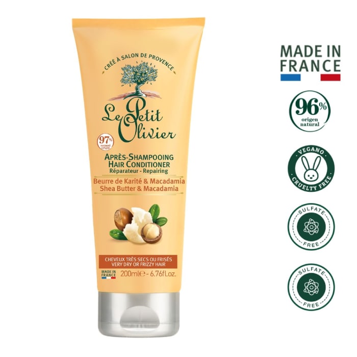 LE PETIT OLIVIER ACONDICIONADOR CABELLO RIZADO -SIN SILICONA - VEGANO 200 ML