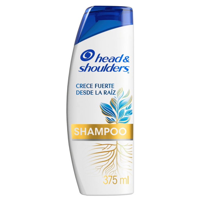 HEAD & SHOULDERS SHAMPOO CONTROL CASPA CRECE FUERTE DESDE LA RAÍZ 375ML