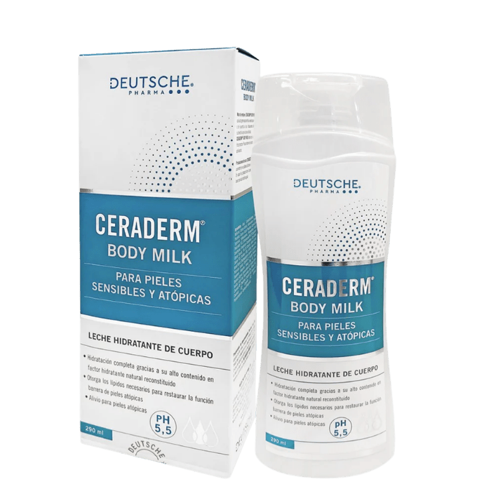 CERADERM BODY MILK 290 ML DET.