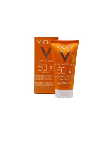 VICHY CAPITAL SOLEIL TOQUE SECO CON COLOR SPF50 50 ML