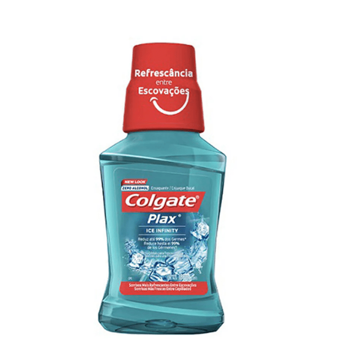 COLGATE PLAX ENJUAGUE BUCAL ICE INFINITY 180ML DET.