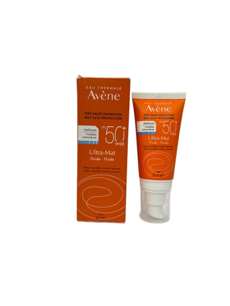 AVENE  FOTOPROTECTOR ULTRA MAT FLUIDO FPS50+ 50 ML