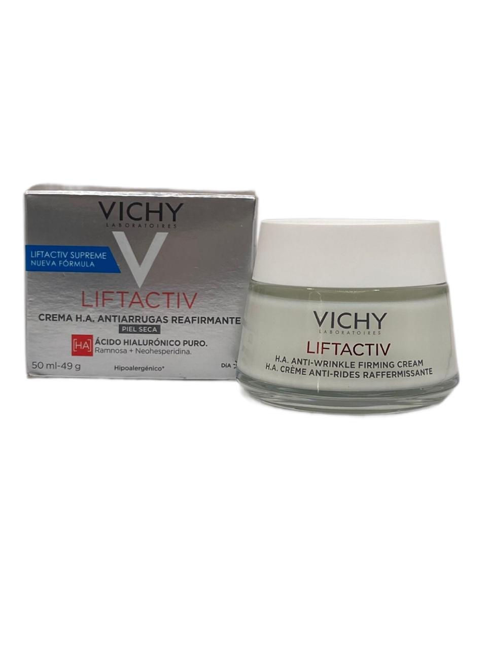 VICHY LIFTACTIV CREMA H.A. ANTIARRUGAS REAFIRMANTE PIEL SECA CREMA DE DÍA 50 ML