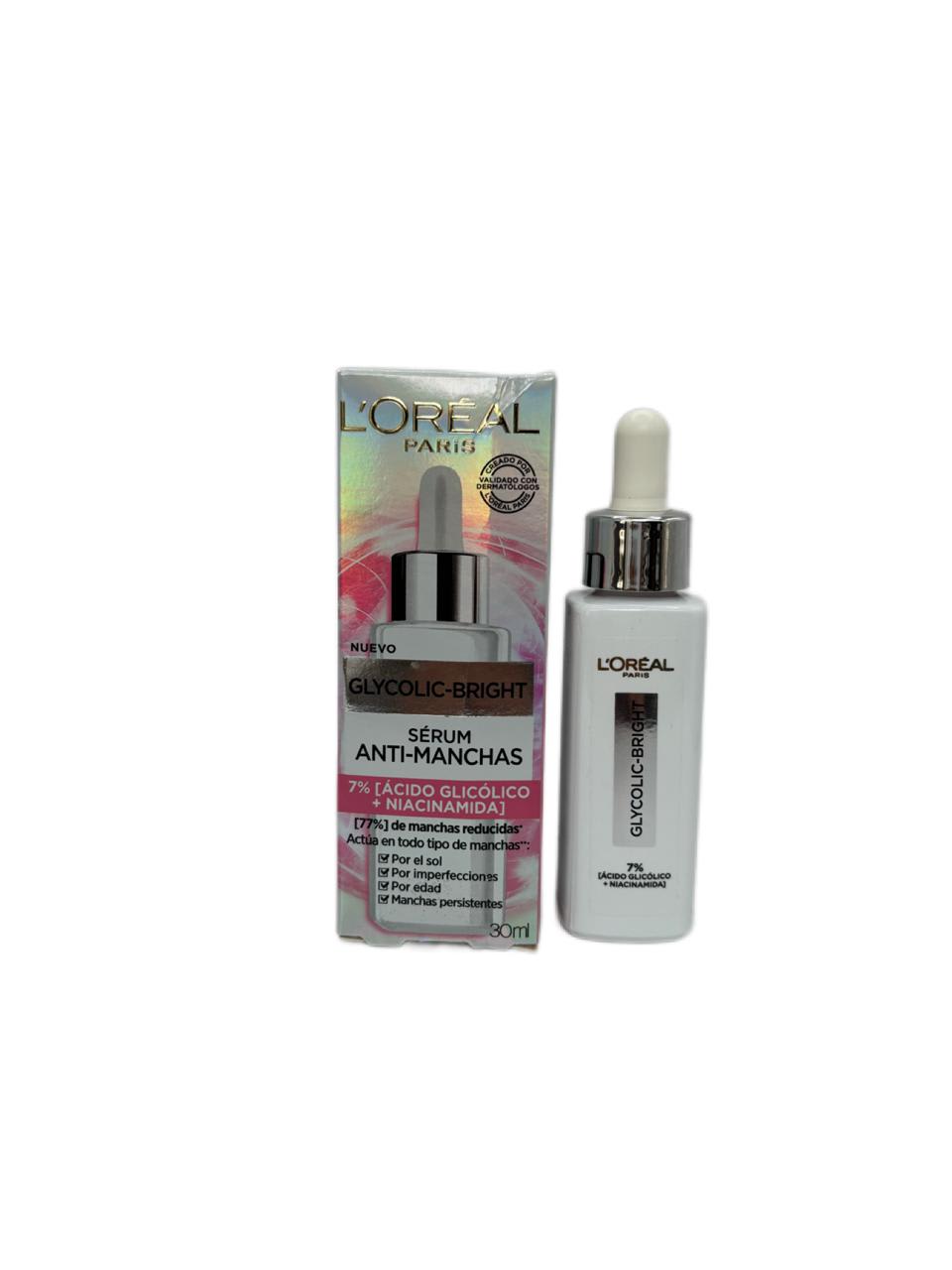 LOREAL GLYCOLIC BRIGHT SERUM.50ML