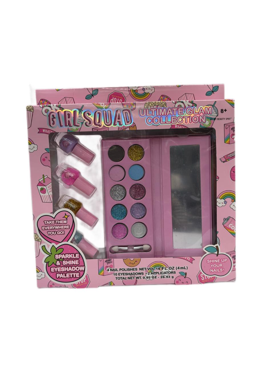 B.LUXURIES SET MAQ.NIÑOS PALETTE GIRL SAQUAD