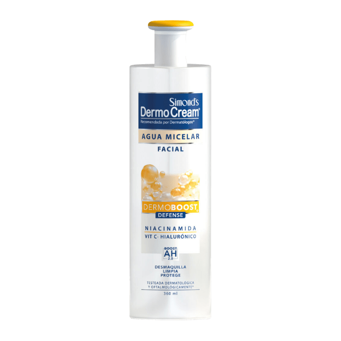 DERMOCREAM AGUA MICELAR DERMOBOOST NIACINAMIDA + VIT. C+ AH 360 ML