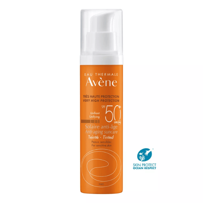 AVENE PROTECTOR SOLAR ANTIEDAD CON COLOR FPS 50+ 50 ML.