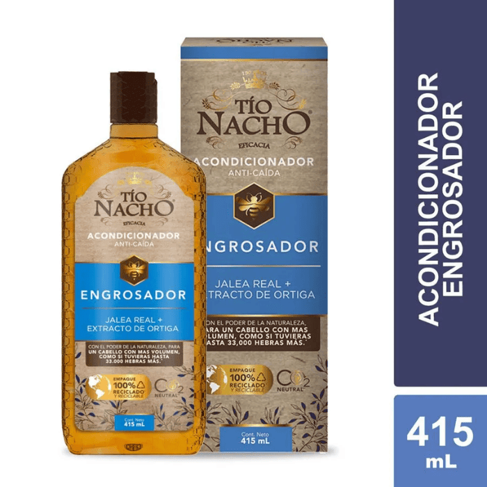 TÍO NACHO ACONDICIONADOR ENGROSADOR JALEA REAL + ORTIGA 415 ML
