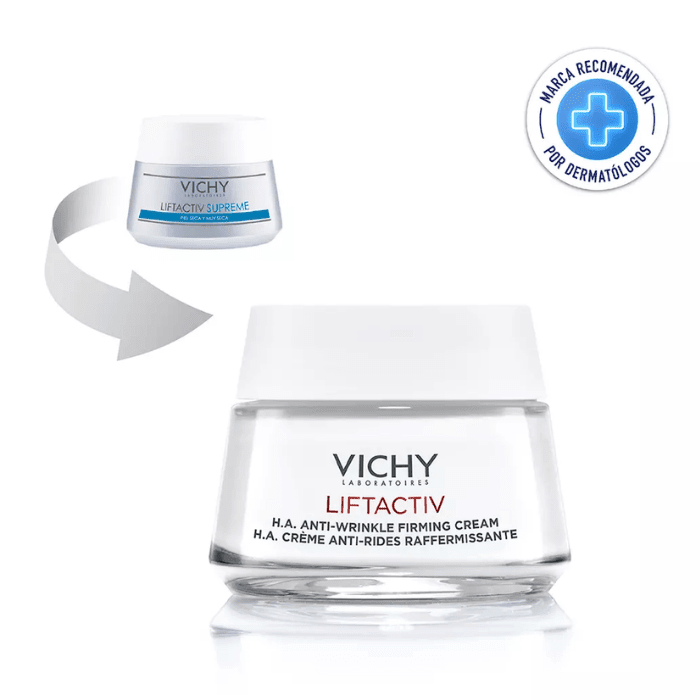 VICHY LIFTACTIV CREMA DIA ÁCIDO HIALURÓNICO ANTIARRUGAS PIEL SECA 50 ML DET.