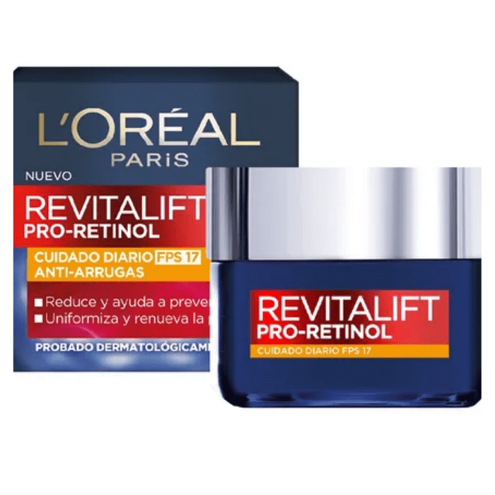 LOREAL REVITALIFT PRO-RETINOL CREMA ANTI-ARRUGAS DIA 50 ML.