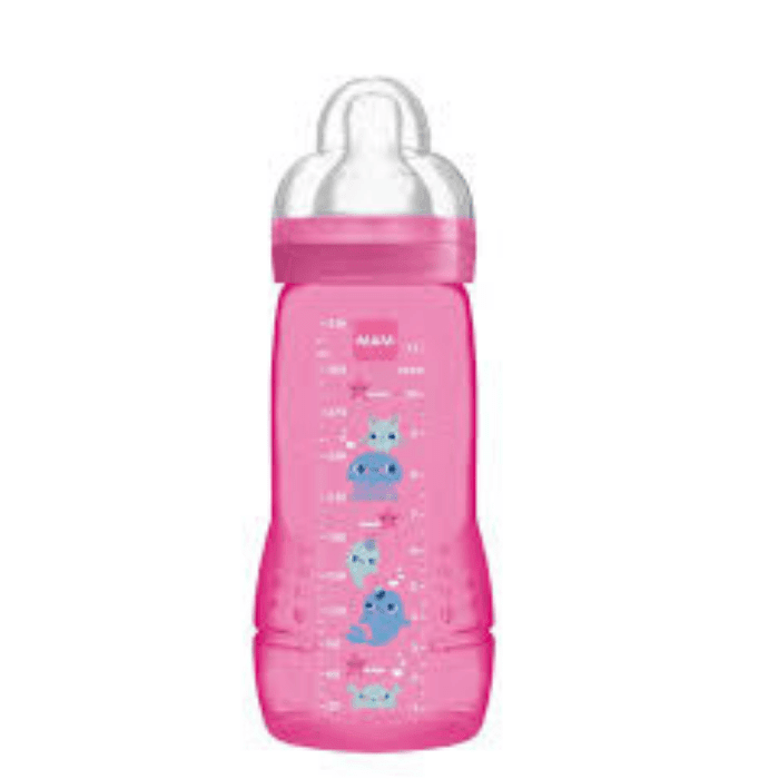 MAM MAMADERA EASY ACTIVE ROSADA  4+ MESES 330 ML.