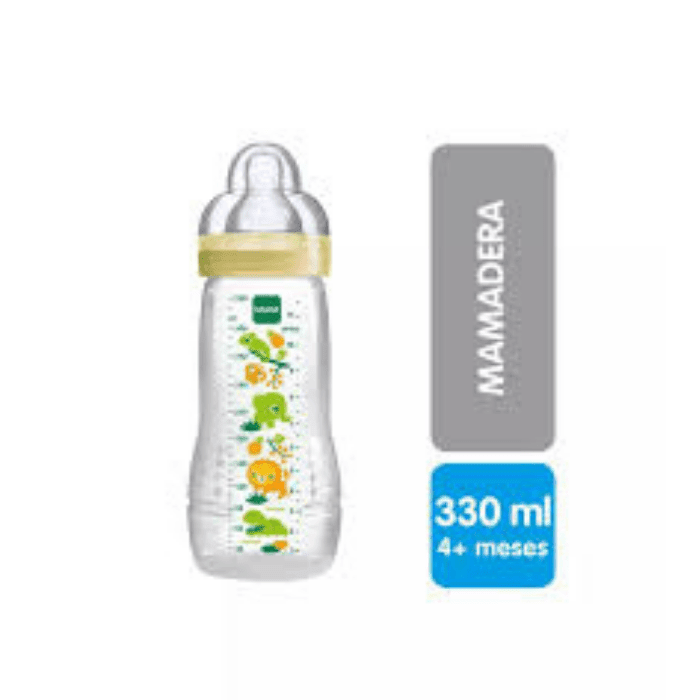 MAM MAMADERA EASY ACTIVE TRANSPARENTE 4+m 330 ML
